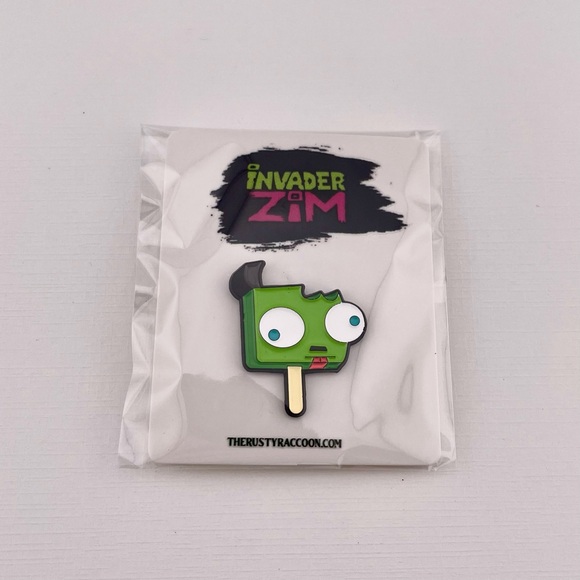 Gir Popsicle Enamel Pin Invader Zim 1.25” x 1” - Picture 1 of 4